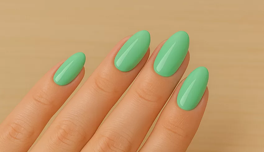 Gel Polish Colors for Summer 2025 - Green