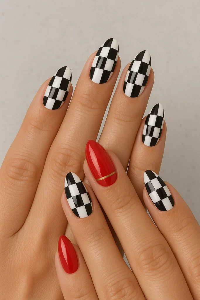 f1-nails-1 F1 Nails – Formula 1-Inspired Manicure Ideas