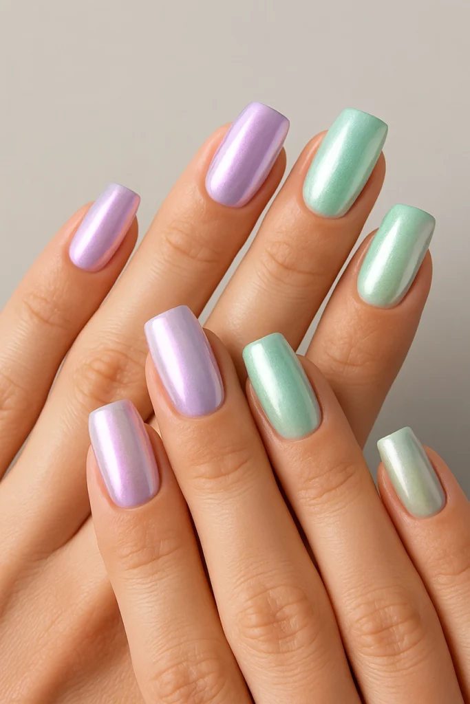 kocka-mokorom-2 Summer Square Artificial Nails