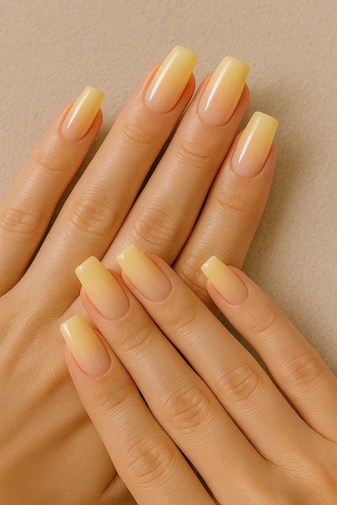 kocka-mokorom Summer Square Artificial Nails