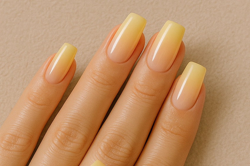 Summer Square Artificial Nails