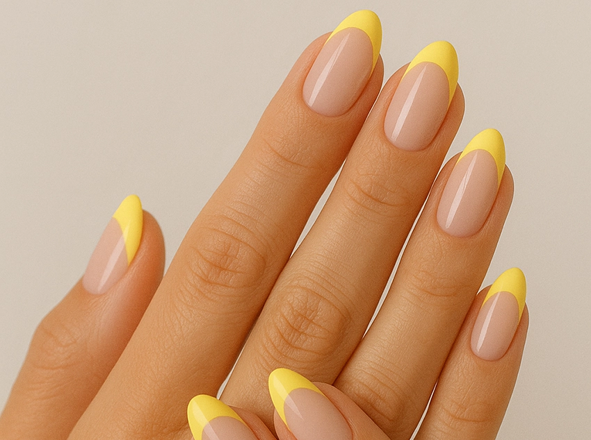 Summer Yellow Nails