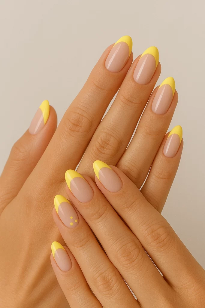 Summer Yellow Nails