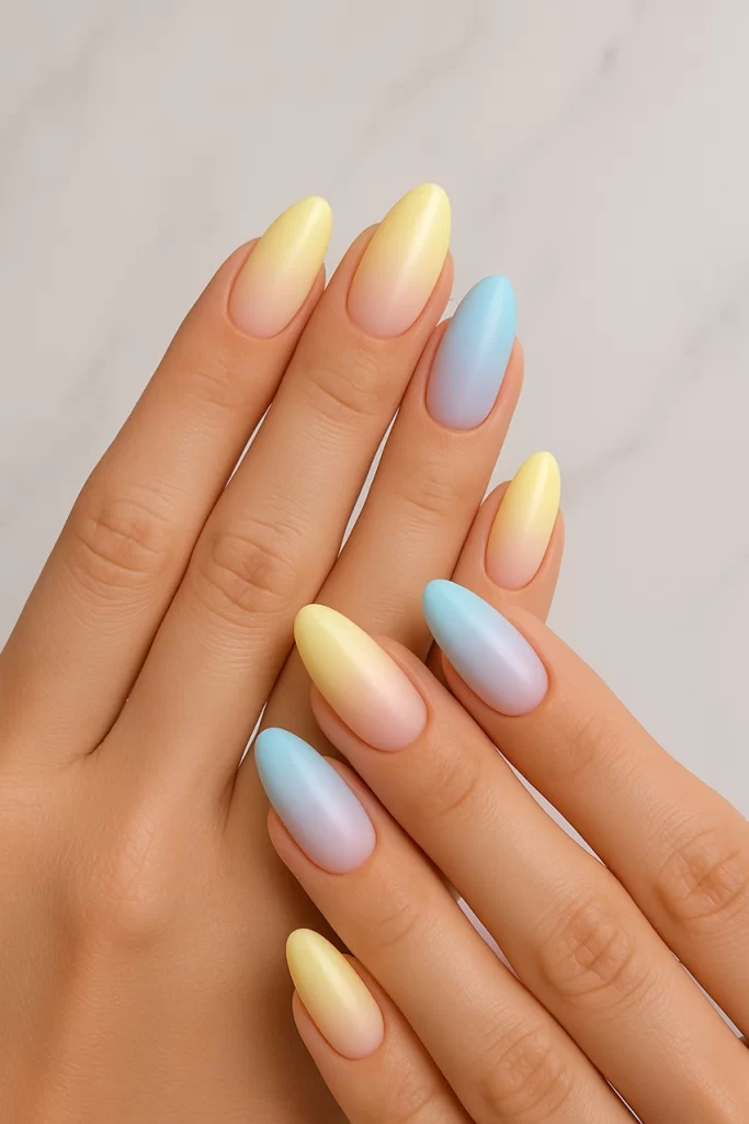 Summer Yellow Nails