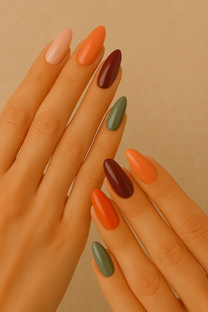 Gel polish color palette 2025