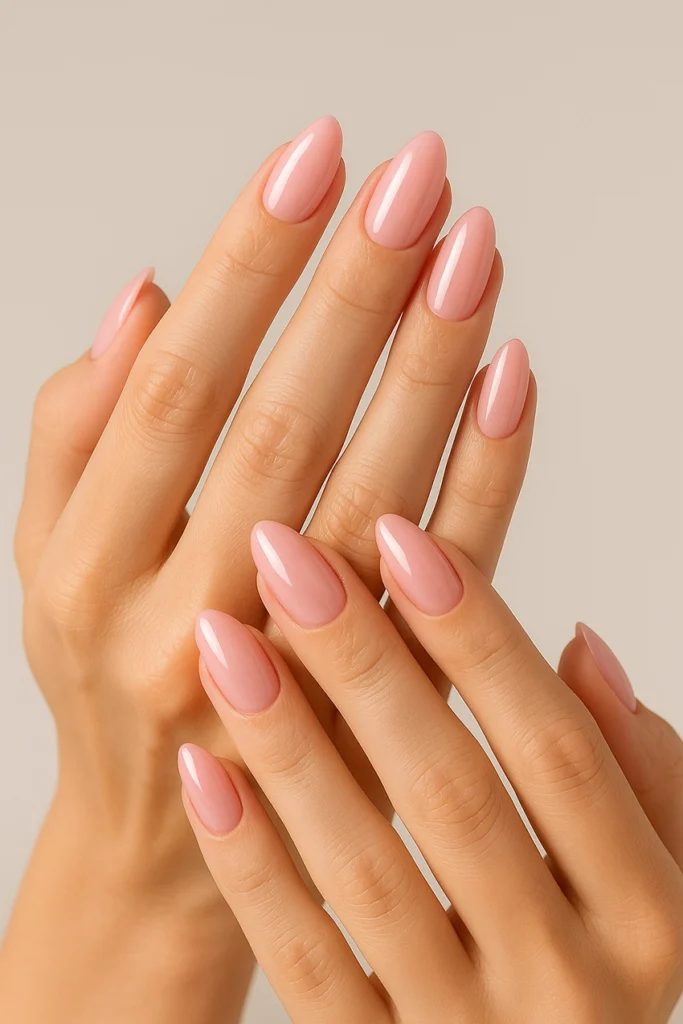 rose-water-2 rose water nails – almond shape feminine style