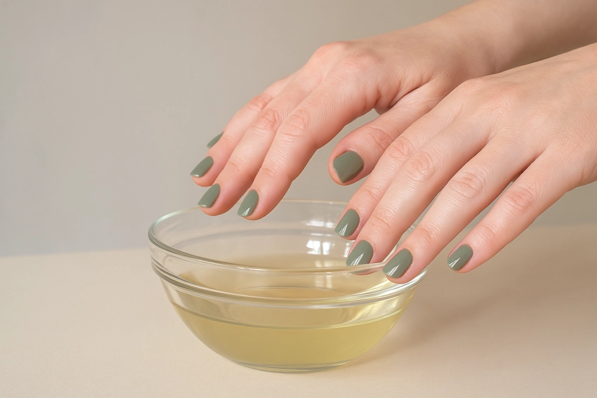 Green Nail Treatment at Home