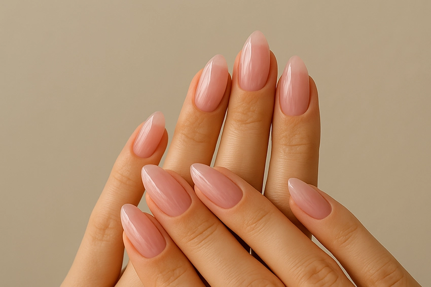 Organza Manicure: Sheer Elegance