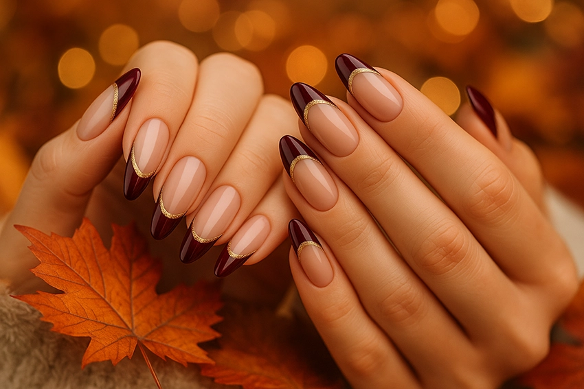 Autumn French Nails – Elegance with a Seasonal Twist