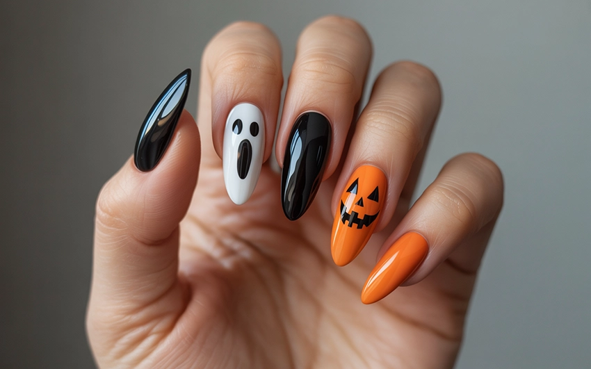 Halloweeni-korom-12 Halloween Nail Inspirations