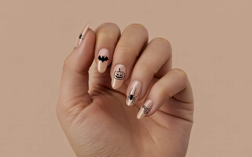 Halloweeni-korom-14 Halloween Nail Inspirations