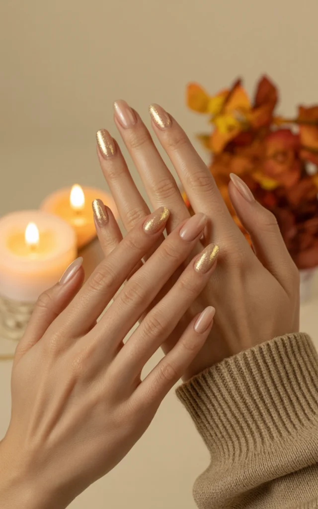 Autumn Babyboomer Nails
