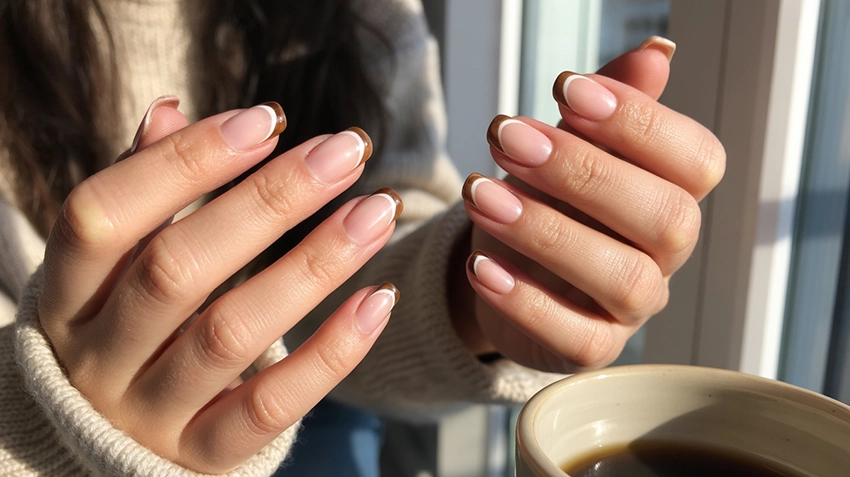 csokibarna-kormok2 Chocolate Brown Nails