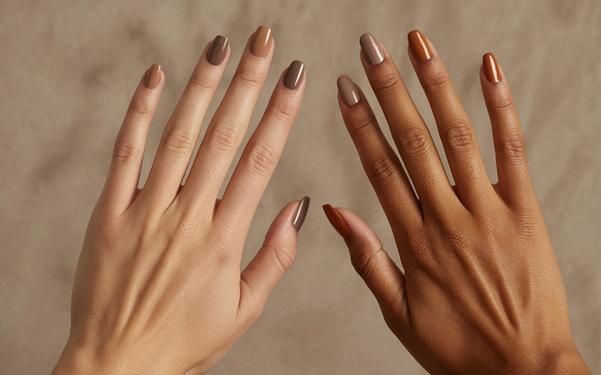Subtle Fall Nails – Refined Elegance in Autumn Shades