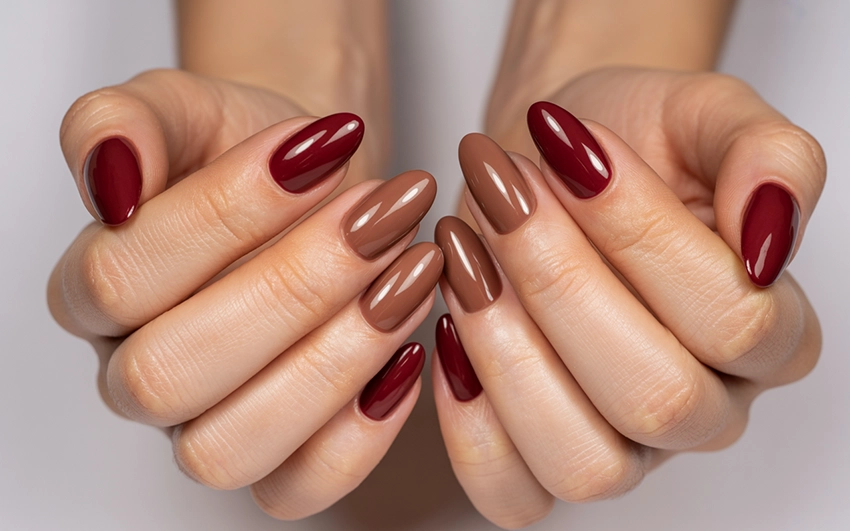 Subtle Fall Nails – Refined Elegance in Autumn Shades