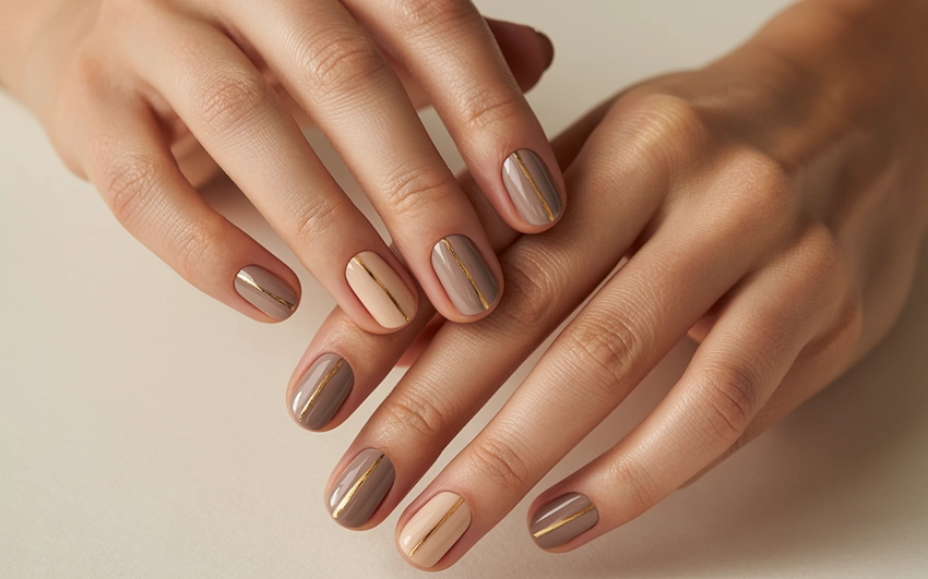 Subtle Fall Nails – Refined Elegance in Autumn Shades