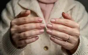 Thin nails structured base for added stability