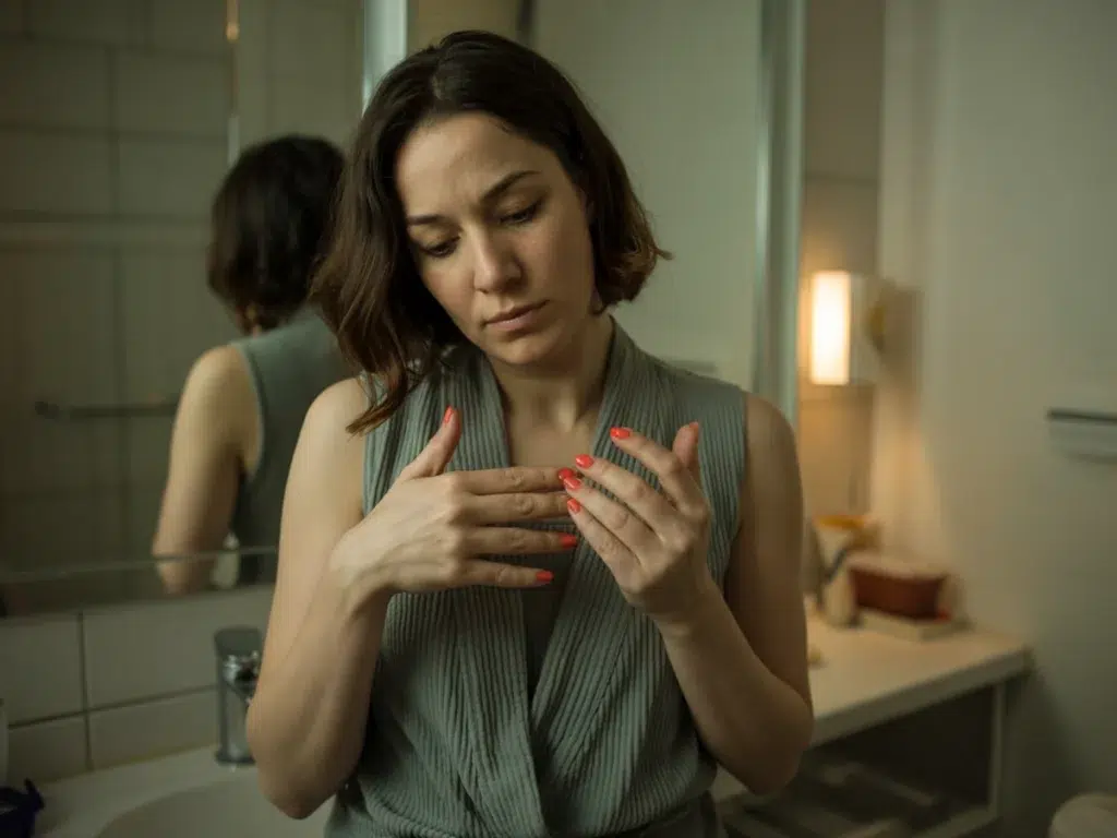 fix lifted acrylic nail step by step home repair pressing down nail glue cuticle edge USA spring 2026