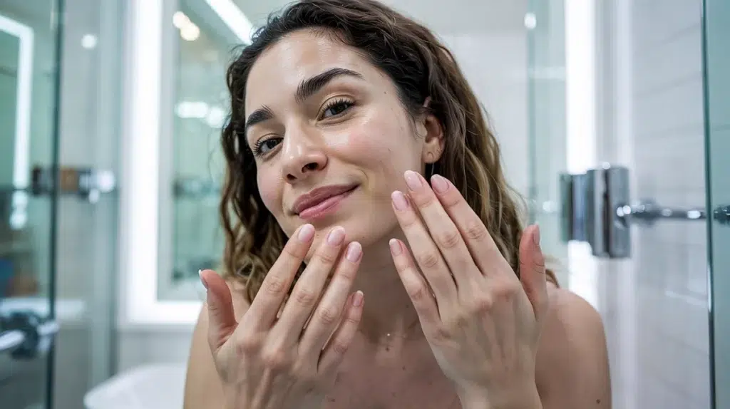 Healthy natural nails after safe removal of press-on nails.